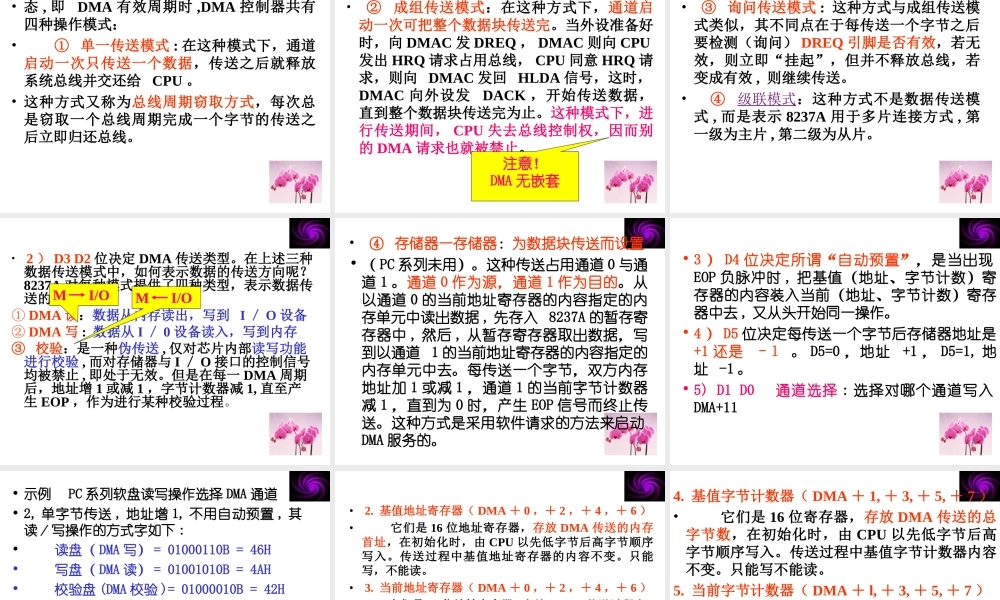 四川大学电子信息学院微机原理ppt-10DMA.ppt