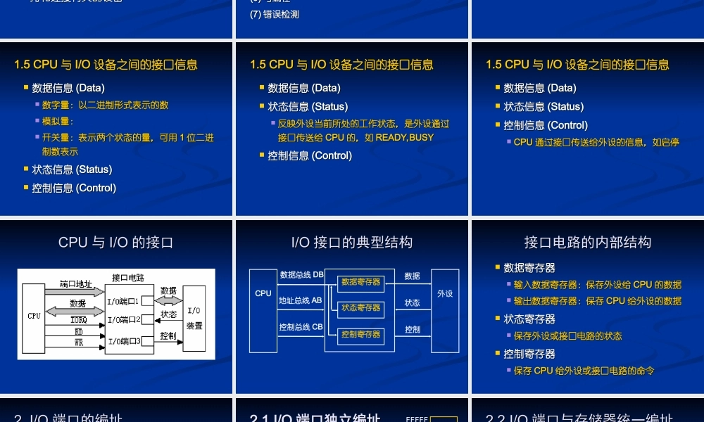 四川大学电子信息学院微机原理ppt-6接口.ppt