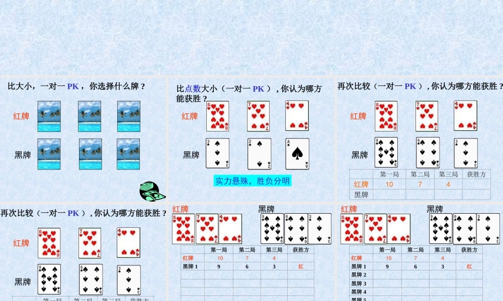 田忌赛马 数学广角.ppt