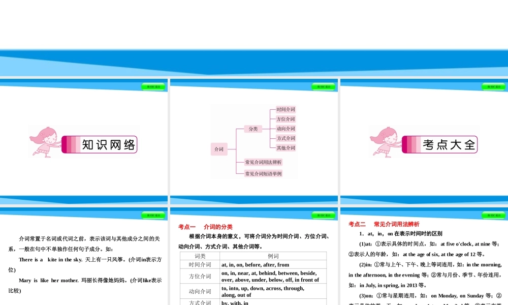 小升初英语课件－第四讲 词汇广场 专题六　介词｜全国通用 (共45张PPT)(1).ppt