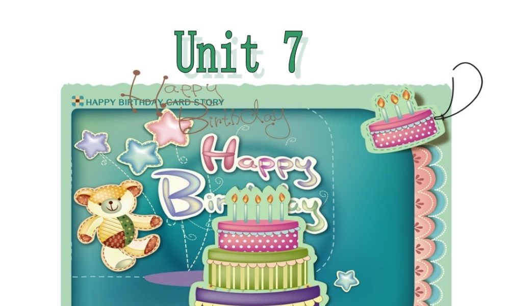 新概念英语青少版入门 A_Unit_7（共14页）.ppt