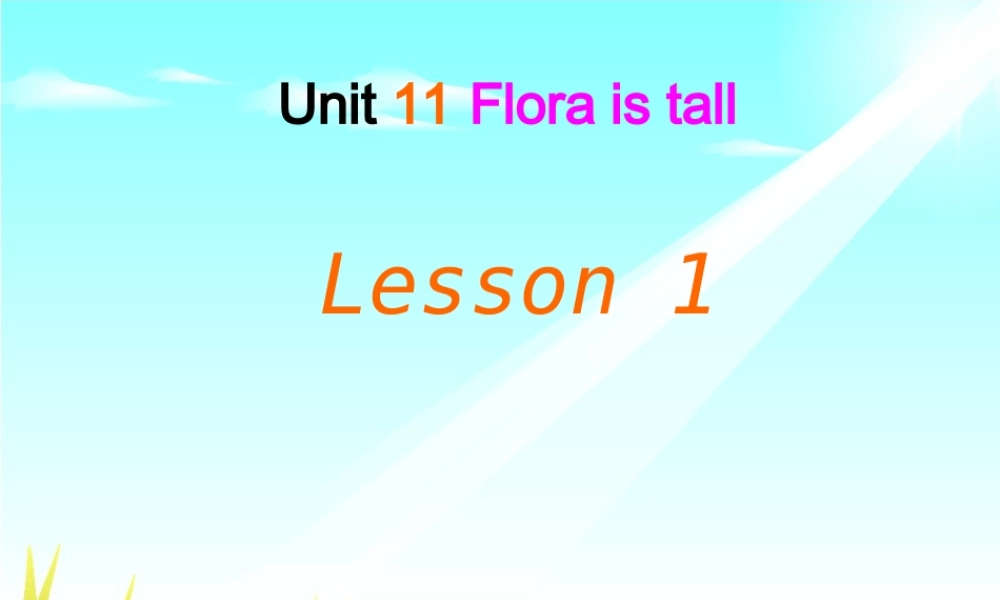 新概念英语青少版入门 A_Unit_11（共21页）.ppt