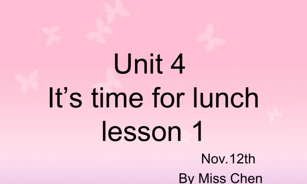 新概念英语青少版入门 B_Unit_4_lesson1（共12页）.ppt