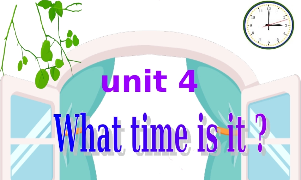 新概念英语青少版入门 B_Unit_4（共72页）.ppt