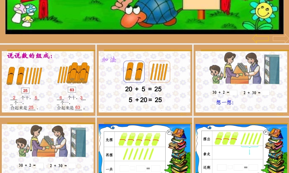 一年级下册整十数加一位数和相应减法.ppt