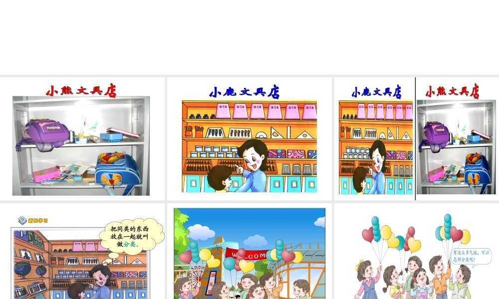 一年级下册分类和整理.ppt