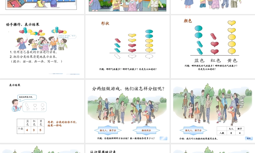 一年级下册分类和整理.ppt