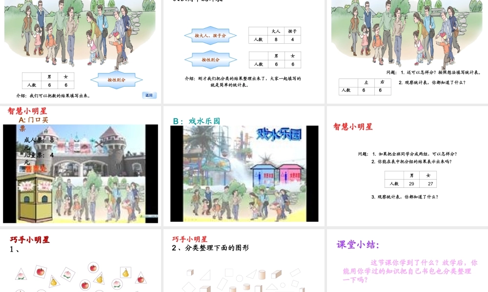 一年级下册分类和整理.ppt