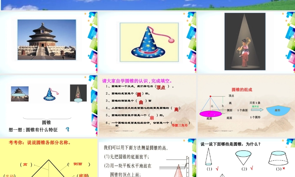 圆锥的认识.ppt