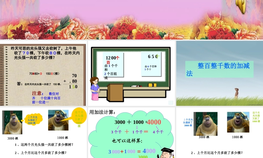 整百整千的加减法的课件.ppt