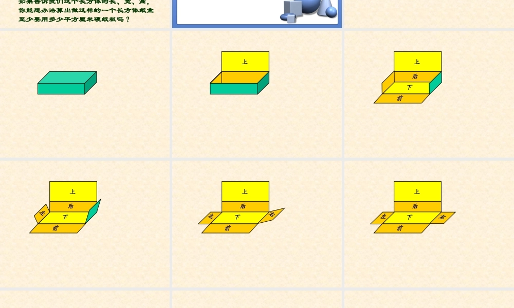 长方体和正方体的表面积ppt课件.ppt