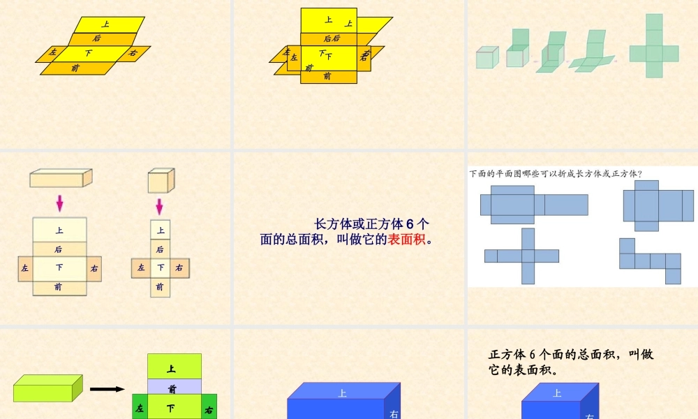 长方体和正方体的表面积ppt课件.ppt