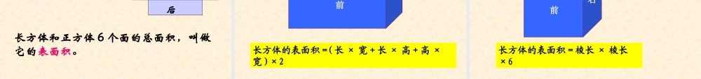 长方体和正方体的表面积ppt课件.ppt