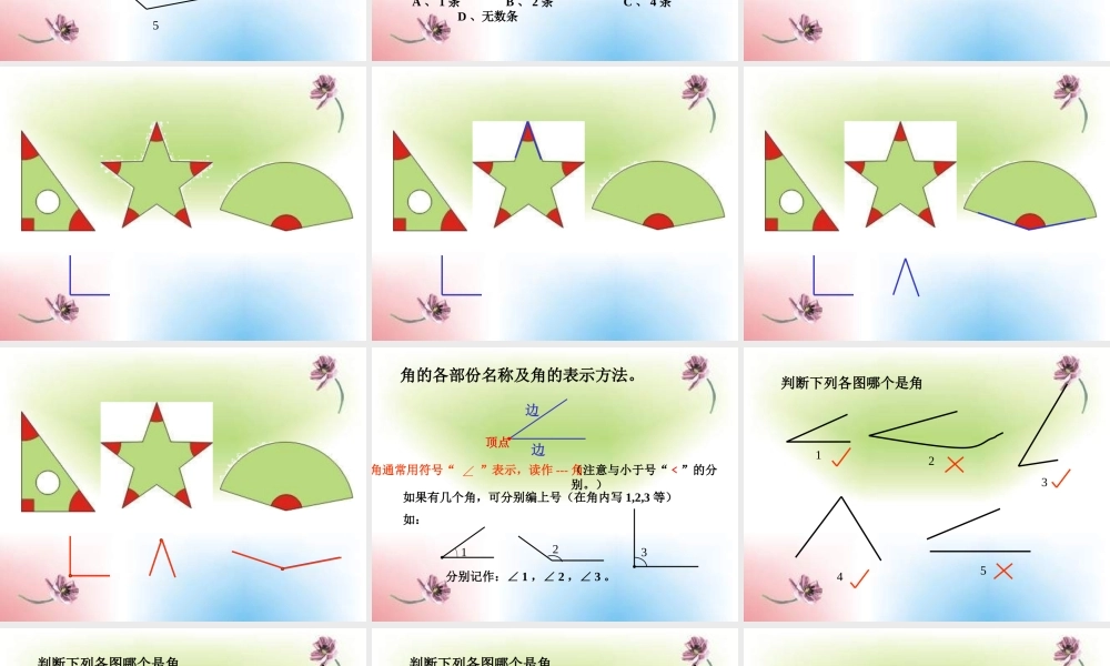 直线射线和角.ppt