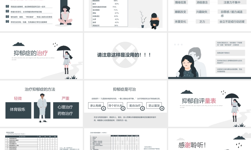 1、插画风抑郁症心理健康ppt.pptx