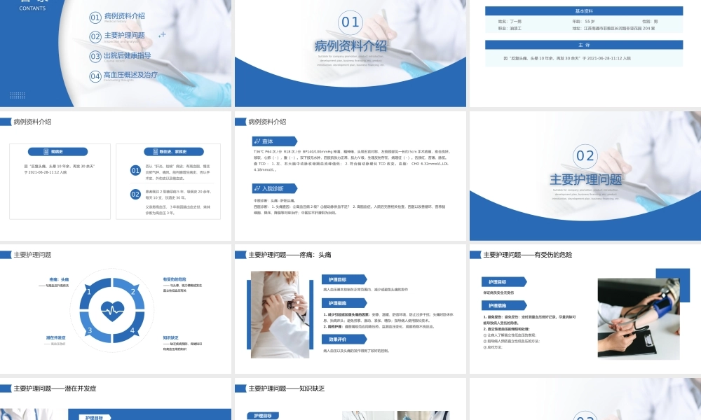 2、高血压护理查房防治知识PPT模板.pptx