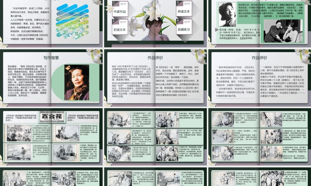 3.1 《百合花》-课件-2021-2022学年高中语文统编版（2019）必修上册.pptx