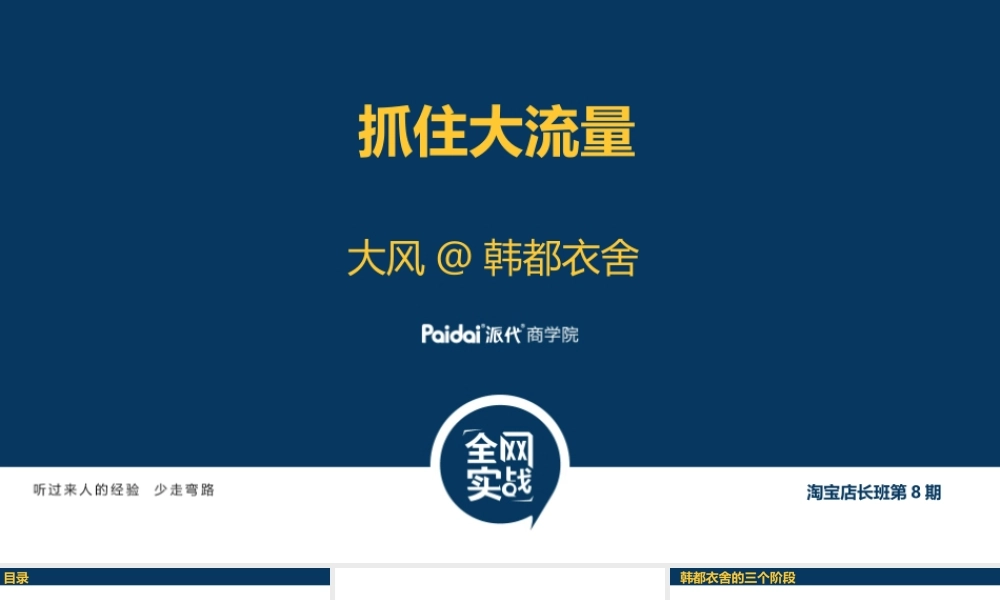 3抓住大流量 修改版.pptx