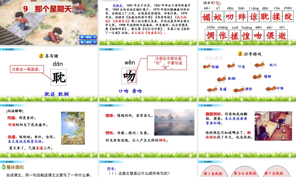 9 那个星期天.pptx