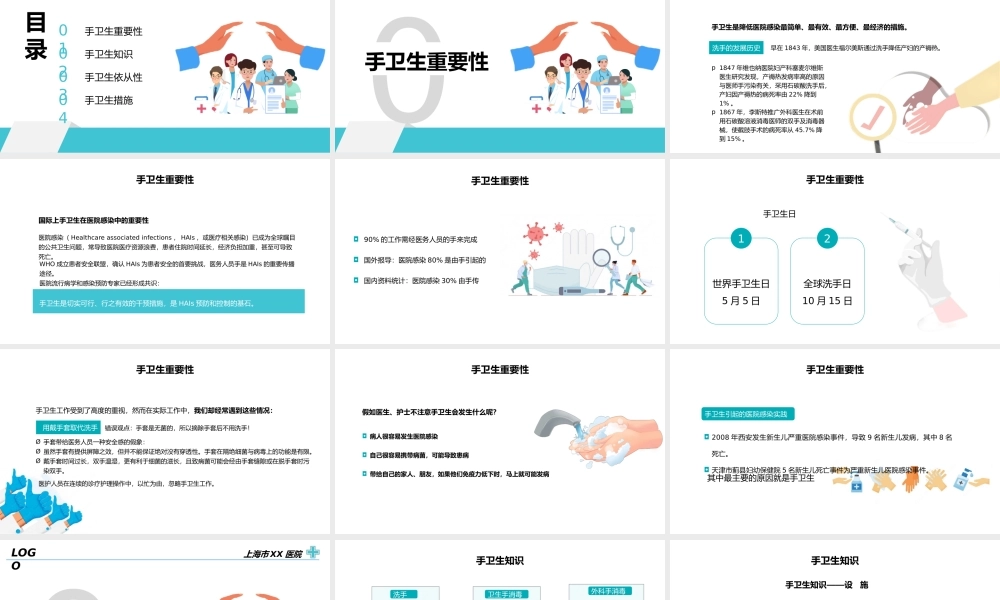 9、医护人员手卫生知识培训讲座.pptx