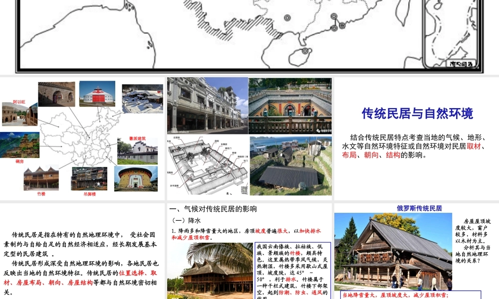传统民居与自然环境.pptx