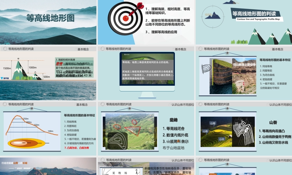 等高线演示文稿.pptx