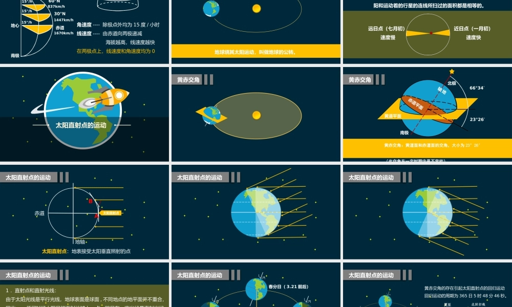 地球运动 - 郑艺钰(1).pptx
