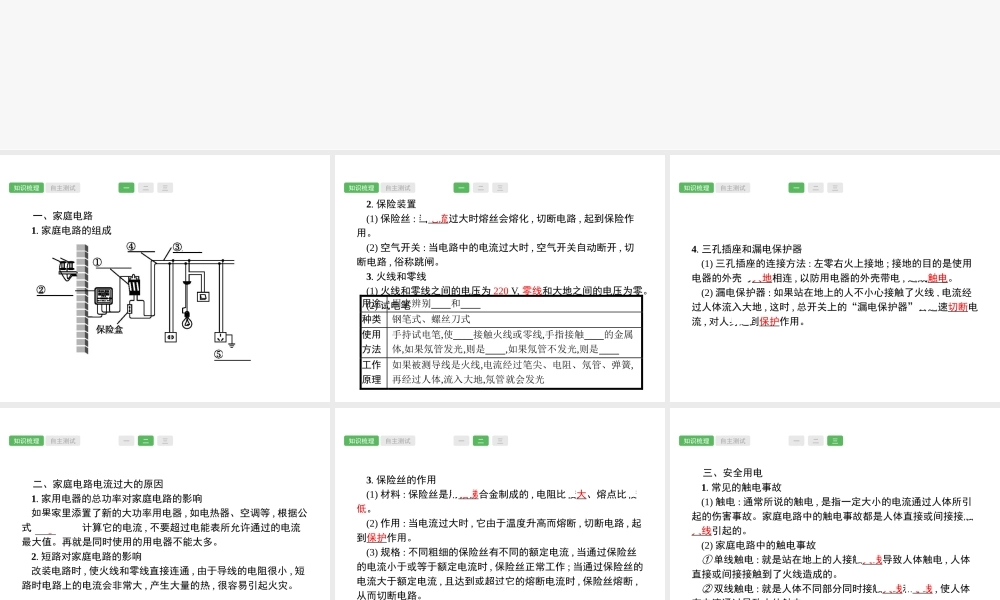 第19课时　生活用电物理.pptx