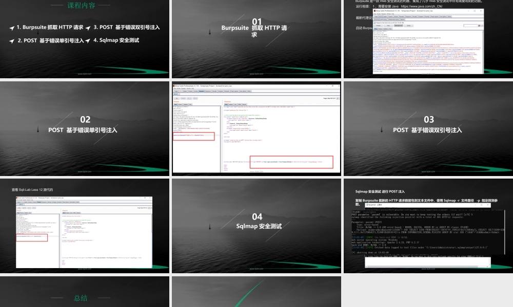 第八节 Mysql POST基于错误注入-01.pptx