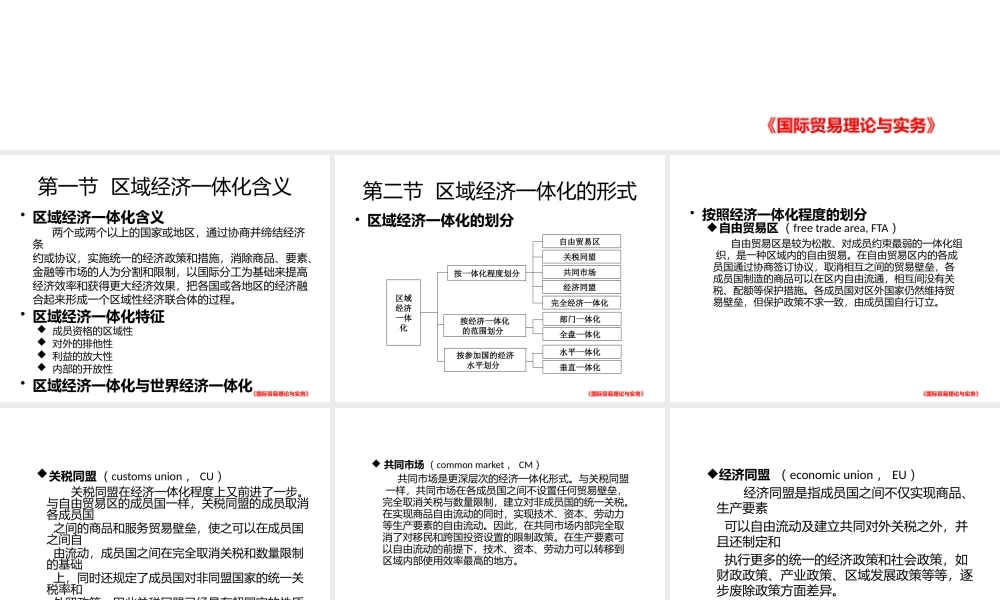 第六章区域经济一体化.pptx