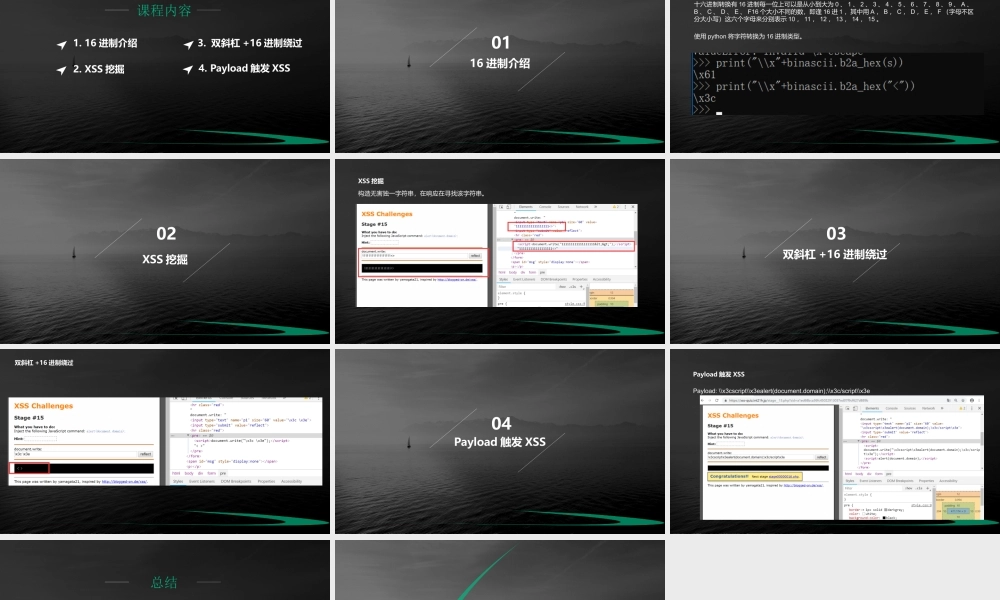 第十五节 16进制绕过过滤触发XSS-01.pptx