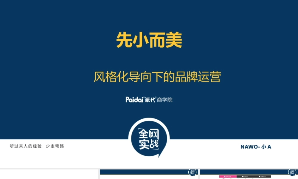 风格化导向下的品牌运营.pptx