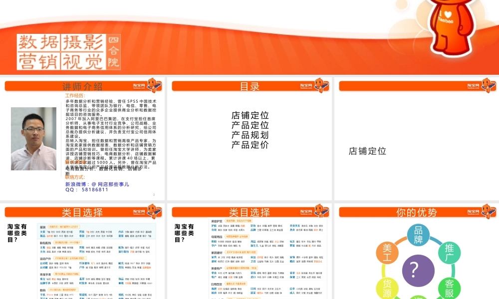 行业分析与店铺定位-线上.pptx