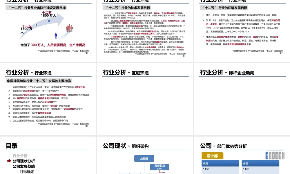 建筑装饰企业营运计划.pptx