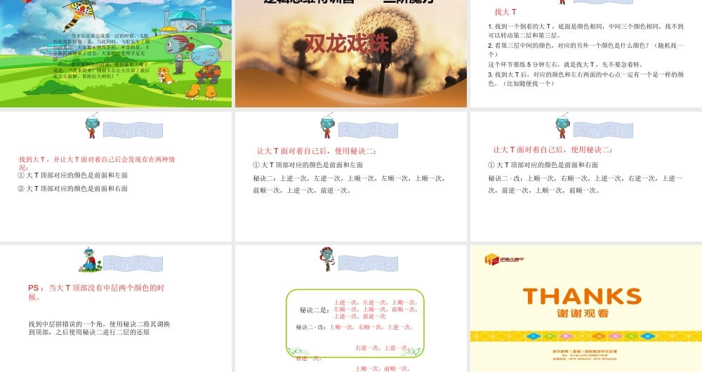 逻辑思维特训营——三阶魔方第3讲：双龙戏珠.pptx