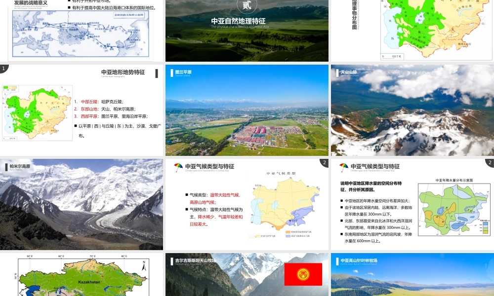 世界地理-中亚.pptx