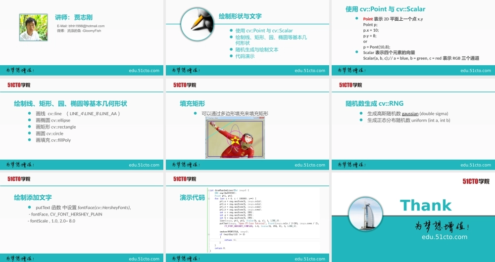 51CTO-OpenCV 3.1.0 图像处理教程-07.pptx