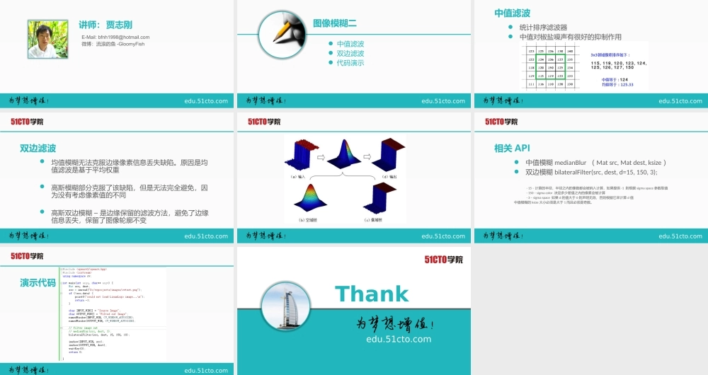 51CTO-OpenCV 3.1.0 图像处理教程-09.pptx