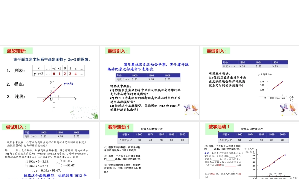 2013-2014学年八年级数学下册课件：数学活动.ppt