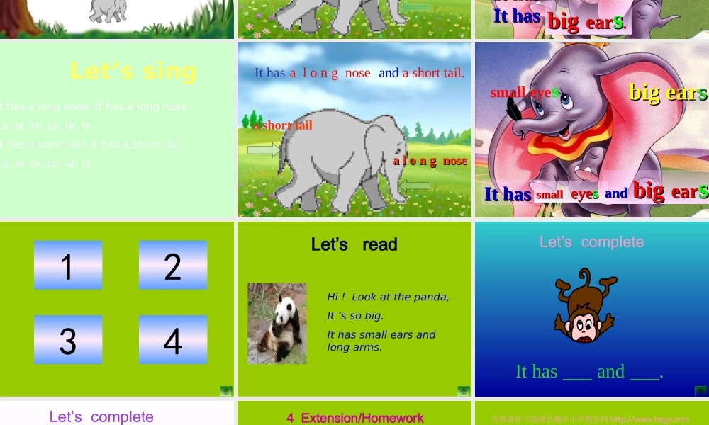 PEP人教版小学三年级英语下册Unit6 At the zoo课件PPT.PPT