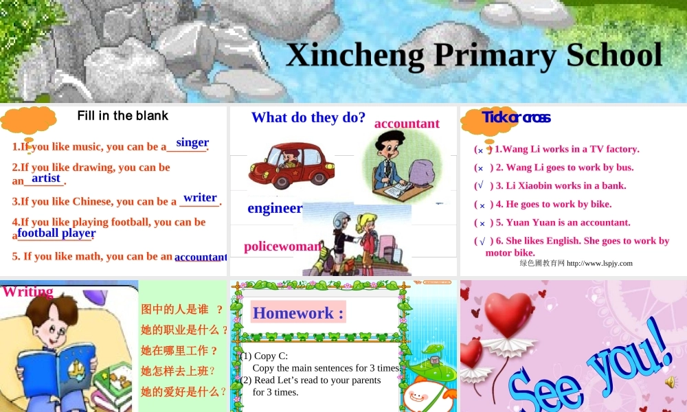 pep小学六年级英语上册Unit 5第二课时优质课课件PPT.ppt