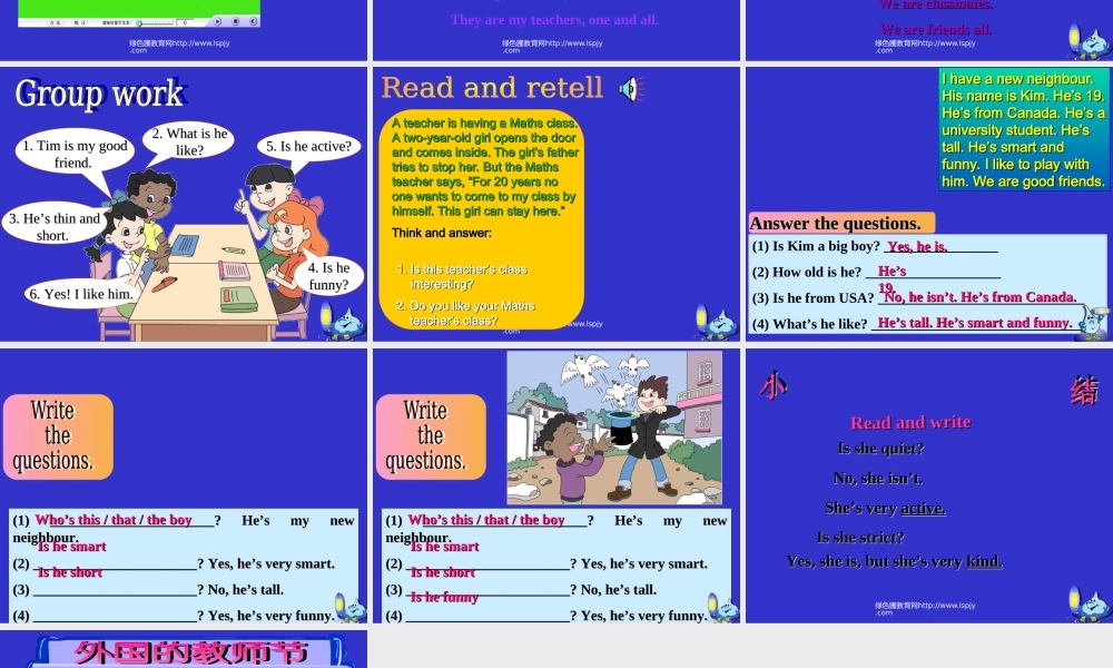 PEP小学五年级英语上册U1L6课件.ppt