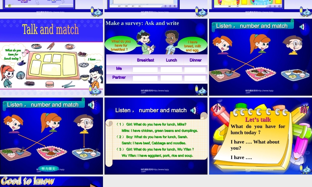 PEP小学五年级英语上册U3L2.ppt