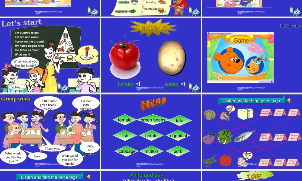 PEP小学五年级英语上册U3L1.ppt