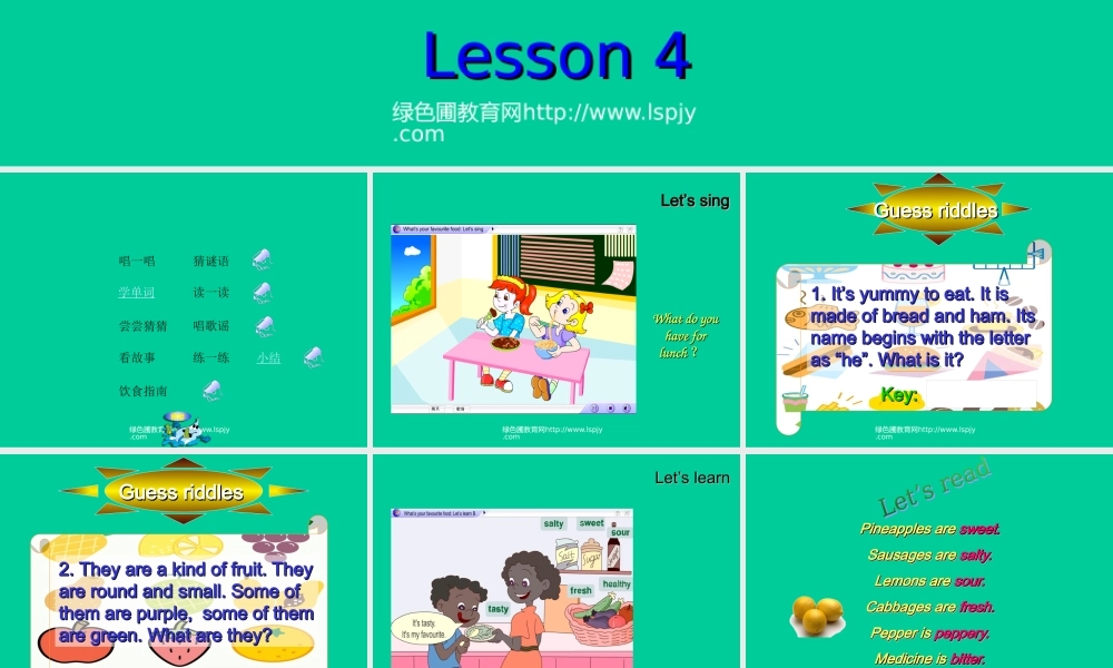PEP小学五年级英语上册U3L4.ppt