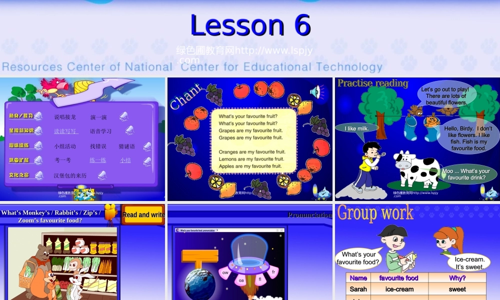 PEP小学五年级英语上册U3L6.ppt