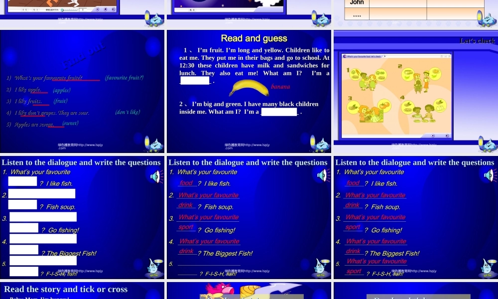 PEP小学五年级英语上册U3L6.ppt