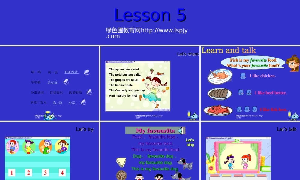 PEP小学五年级英语上册U3L5.ppt