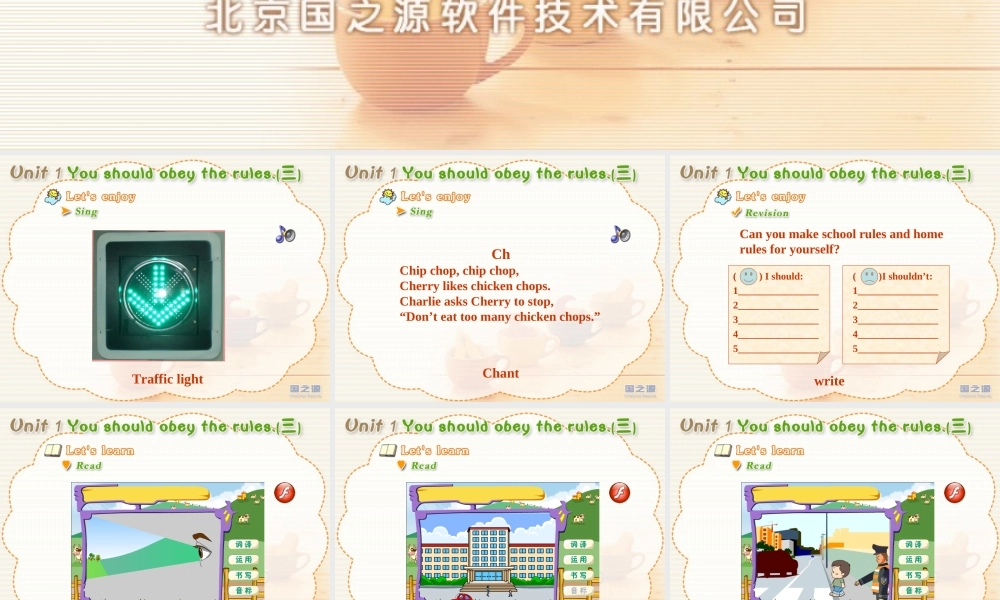 Unit 1 You should obey the rules.(三).ppt