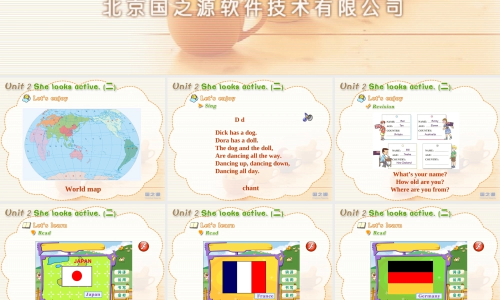 She looks active. (二).ppt